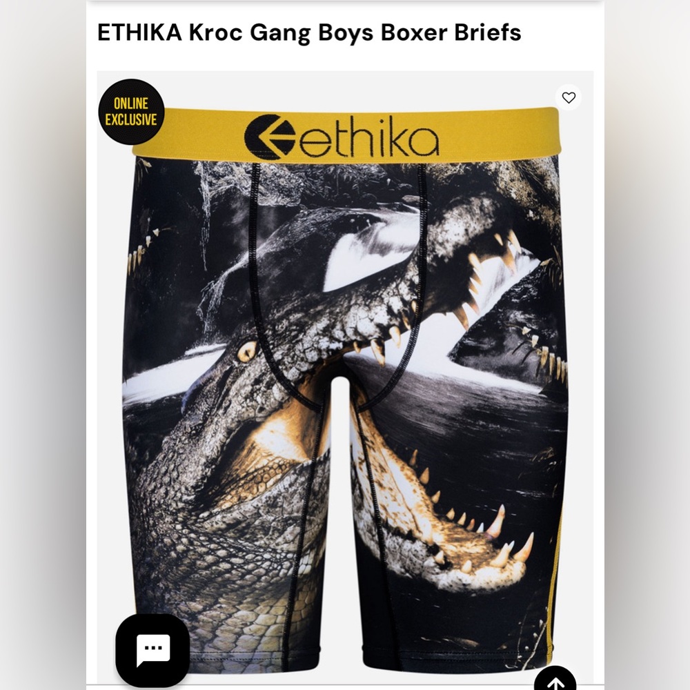 NWT BOYS Ethika Staple “KROC GANG” (BLST2320)